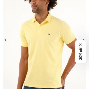 Classic Yellow Polo Shirt for Men